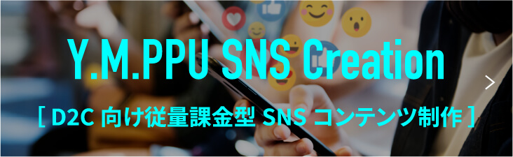  D2C向け従量課金型SNSコンテンツ制作
